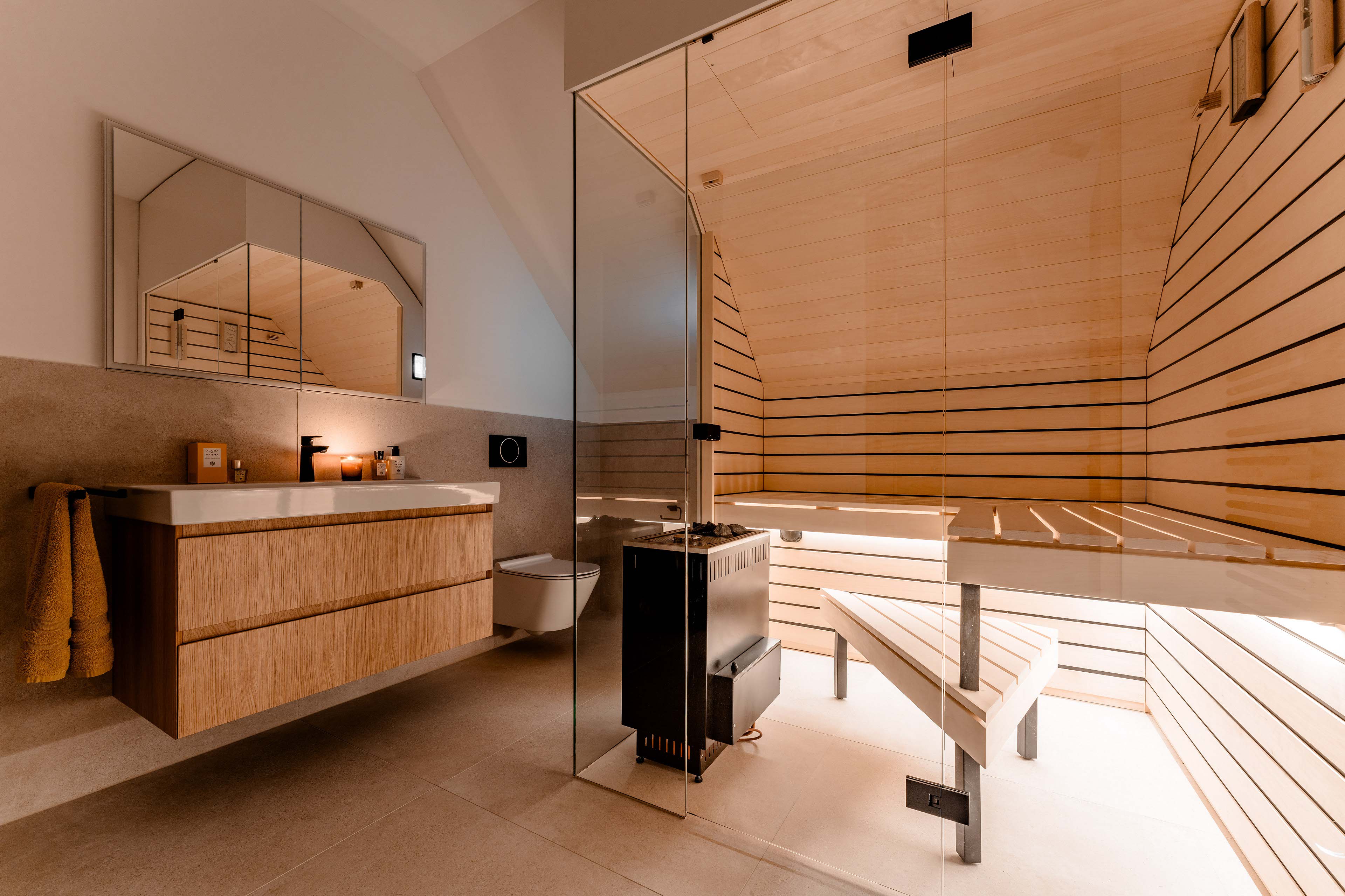 Sauna in the Edelweiss Penthouse