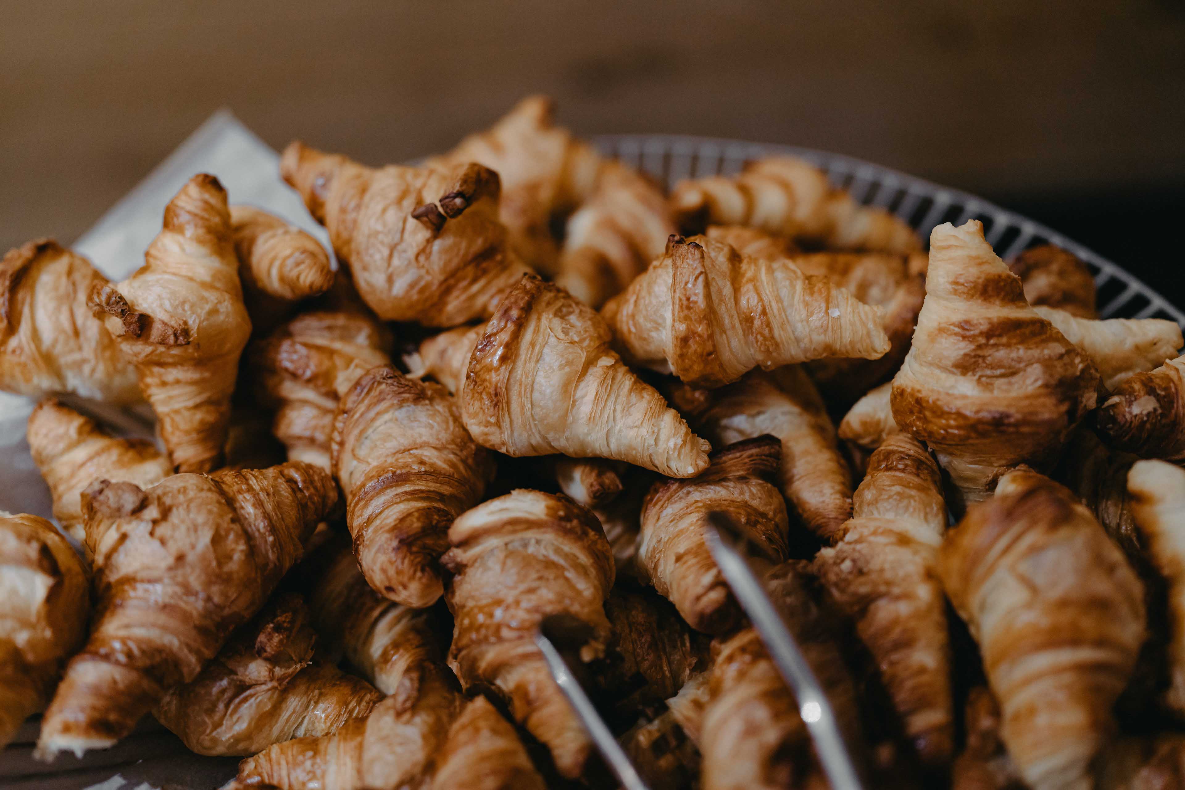 Croissant from the breakfast buffet