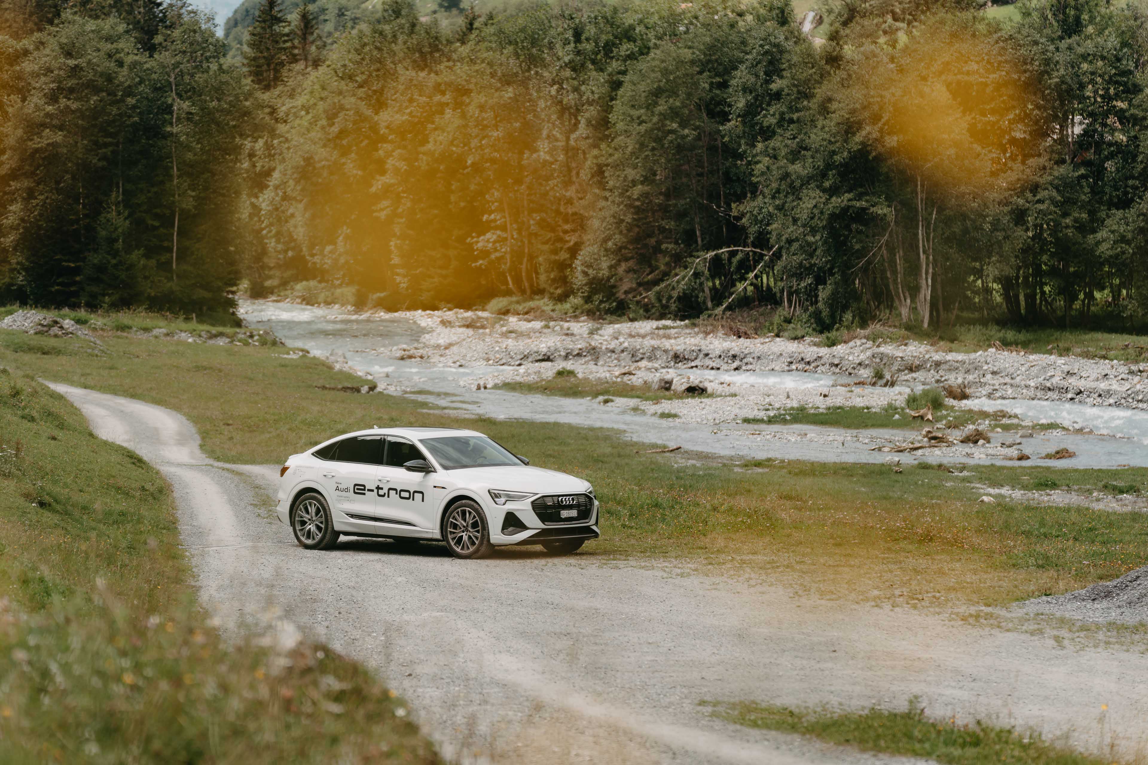 Audi at the river